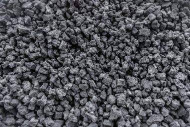 Metal Eritme Döküm Arkaplanı için Siyah Fosil Kola Kömür Yakıtı.