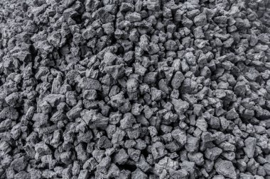 Metal Eritme Döküm Arkaplanı için Siyah Fosil Kola Kömür Yakıtı.