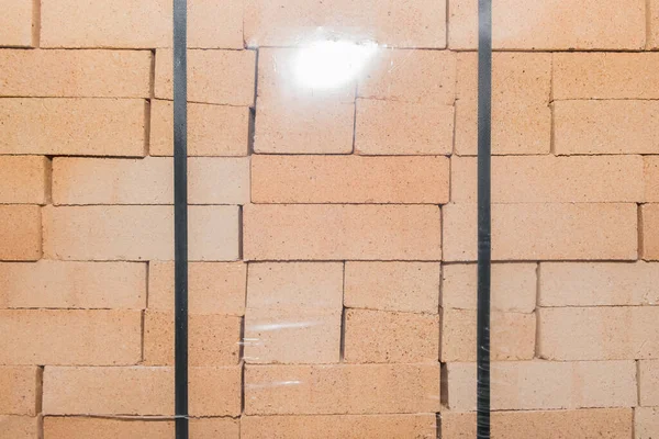 Een Stelletje Vuurvaste Stenen Brandwerende Bakstenen Blokken — Stockfoto