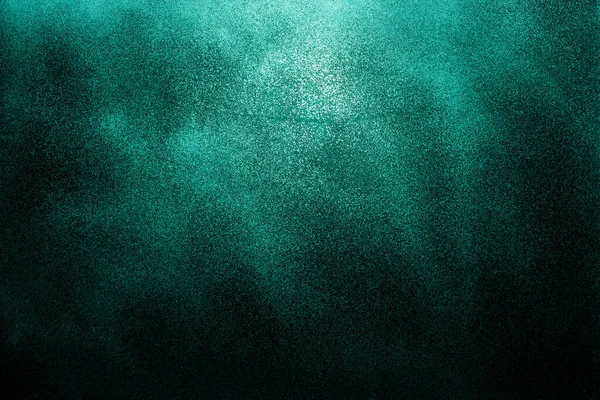 Açık benekli koyu yeşil duvarlı yüzey eski desen arkaplanı grunge.