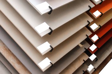 Ev Tasarımı Malzemeleri İçin Renkli Döşeme Düz Porselen Taştakımı Örnekleri.