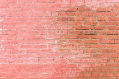 Eski kırmızı-kahverengi tuğla yıpranmış arka plan dokusu.