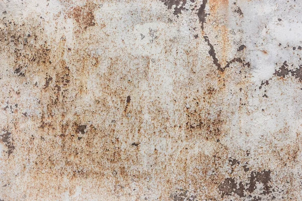 Eski Beyaz Kirli Eskimiş Metal Dökümlü Demir Yüzey Arkaplanı — Stok fotoğraf