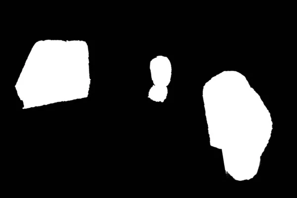 Αφηρημένες Λευκές Κηλίδες Σκούρο Μαύρο Φόντο Δείγμα Και Κενό Για — Φωτογραφία Αρχείου