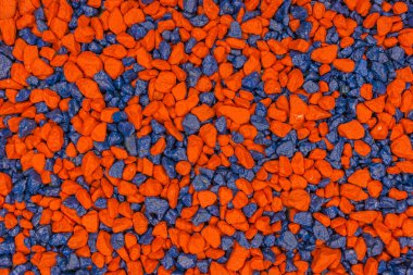 Renkli Çakıl Taşları Dekoratif Soyut İç Dekorasyon Yüzeyi.