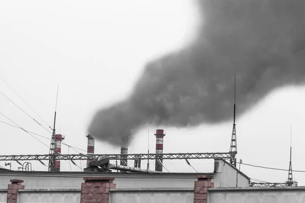 Ρύπανση Του Περιβάλλοντος Του Αέρα Και Της Οικολογίας Αποτελούν Παγκόσμια — Φωτογραφία Αρχείου