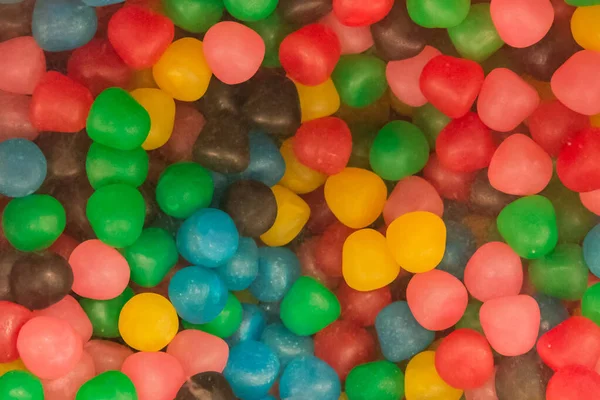 Cor Mastigável Doce Açúcar Doce Nocivo Bebê Comida Fundo — Fotografia de Stock