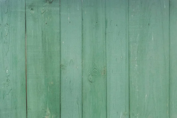 Zielona Farba Powierzchni Desek Starego Ogrodzenia Drewniane Tło Tekstury — Zdjęcie stockowe
