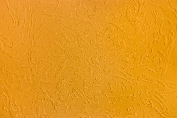 Abstrakcyjny Wzór Pomarańczowy Tynk Ściana Tekstura Powierzchnia Sztukateria Tło — Zdjęcie stockowe