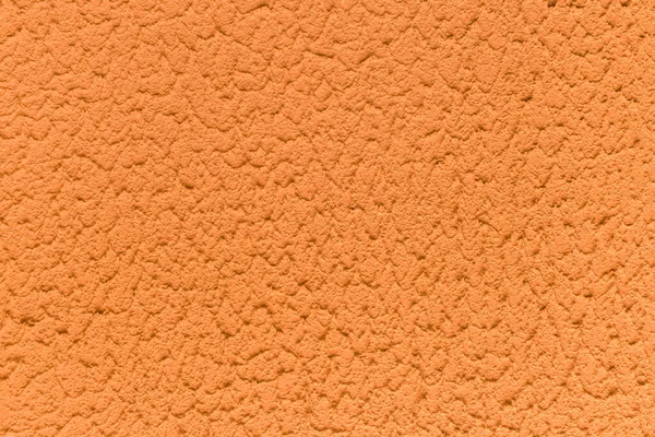 橘色砂浆墙纹理设计粗面图案摘要 — 图库照片
