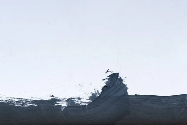 Pincel Abstracto Trazos Patrón Diseño Azul Oscuro Blanco Pared Grunge —  Fotos de Stock