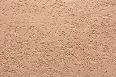 Bej Alçı Soyut Stucco Desen Kabataslak Duvar Yüzey Tasarımı Doku Arkaplanı.