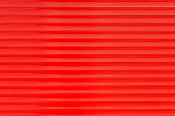 Rouge Horizontale Plastique Motif Fond Conception Bande Abstraite Ligne Mur — Photo