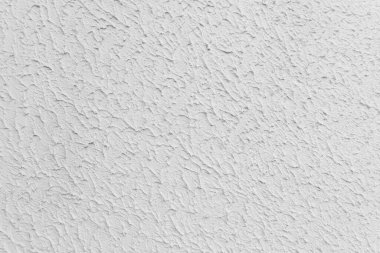 Beyaz Alçı Duvar Doku Tasarımı Sert Desen Soyut Stucco Hafif Yüzey Arkaplanı.