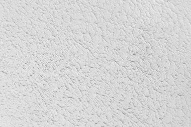 Beyaz Alçı Duvar Doku Tasarımı Sert Desen Soyut Stucco Hafif Yüzey Arkaplanı.