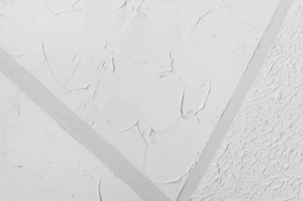 Projeto Textura Parede Gesso Branco Padrão Áspero Abstrato Stucco Luz — Fotografia de Stock