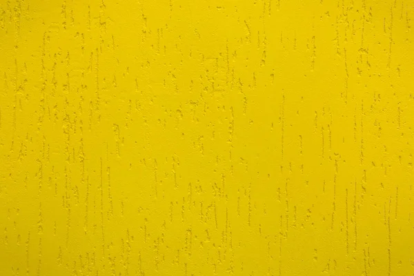 Jasnożółty Kolor Farby Tynkowanej Powierzchni Ściany Abstrakcyjnym Stiuku Wzór Projekt — Zdjęcie stockowe