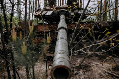 Ukrayna 'da savaş. Rusya insanları ve çocukları öldürüyor. Yüksek kalite fotoğraf
