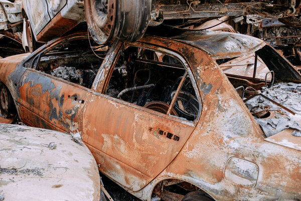 War in Ukraine. Russia kills people and children. High quality photo