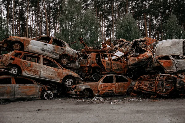 Oorlog Oekraïne Rusland Doodt Mensen Kinderen Hoge Kwaliteit Foto — Stockfoto