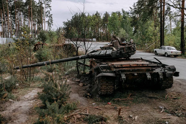 Ukrayna 'da savaş. Rusya insanları ve çocukları öldürüyor. Yüksek kalite fotoğraf