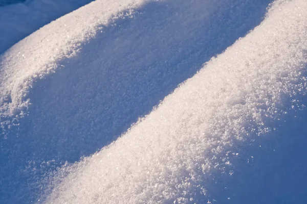 Sneeuwoppervlakte Textuur Lichtblauwe Toon Winter Seizoen Achtergrond Winterseizoen Sneeuwval Concept — Stockfoto
