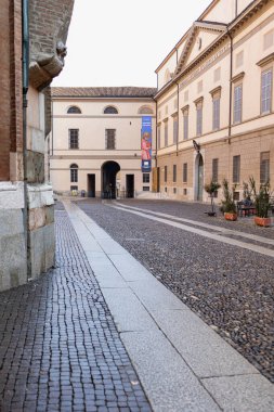 Piazza Sant Antonio Maria Zaccaria Cremona Vaftizhanesi, Lombardiya, İtalya.