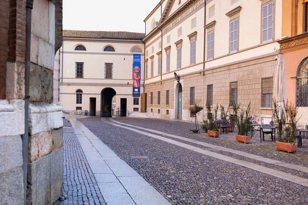 Piazza Sant Antonio Maria Zaccaria Area Baptistery Cremona Lombardy Italy — стокове фото