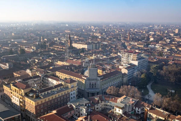 Vista Dall Alto Della Città Cremona Lombardia Italia — Foto Stock