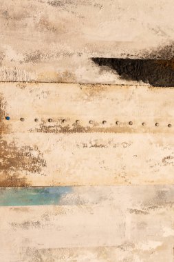 Resim: Bej ve Sarı Renkli Soyut Sanat - Arkaplan.