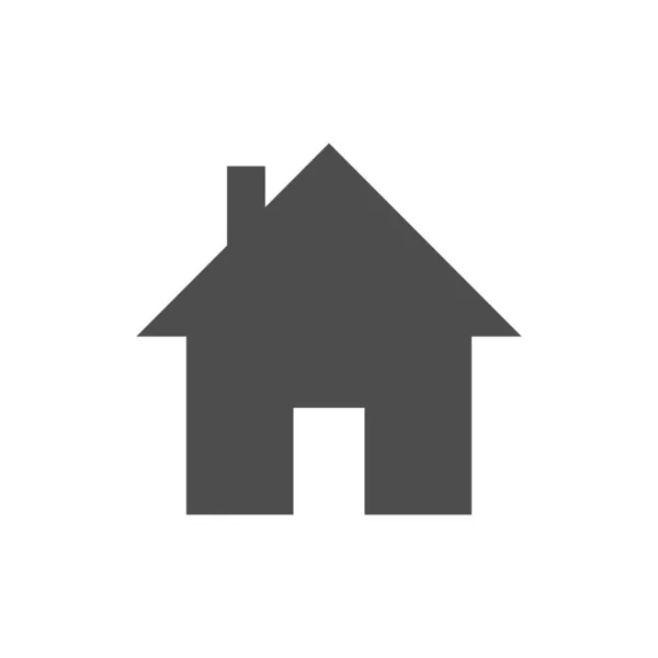 Ícone Porta Telhado Casa —  Vetores de Stock