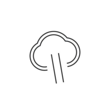 Buhar simgesi vektör arkaplanı