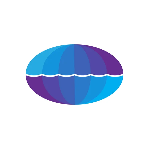 Vecteur Logo Coquille Huître — Image vectorielle