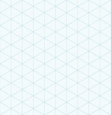 İzometrik ızgara çizgisi vektörü