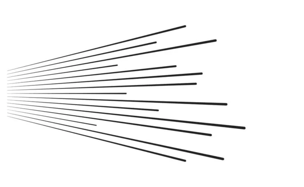 Lignes Vitesse Venant Gauche Droite — Image vectorielle