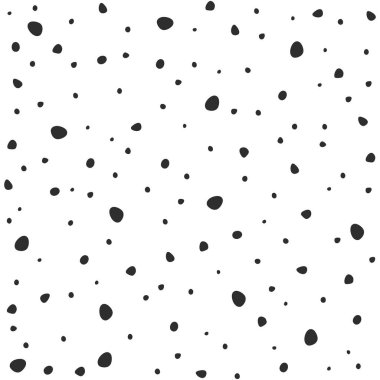 El çizimi olağandışı çember polka pürüzsüz desen