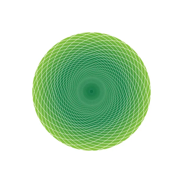 Rapport Fibonacci Spirale Interceptée Cercle — Image vectorielle