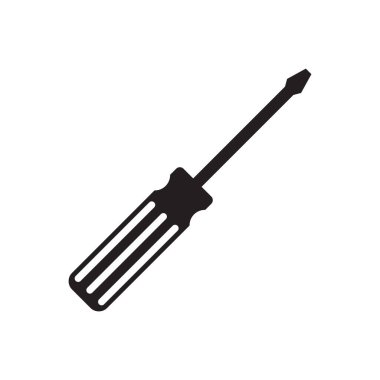 Tornavida mekanik araç simgesi vektörü