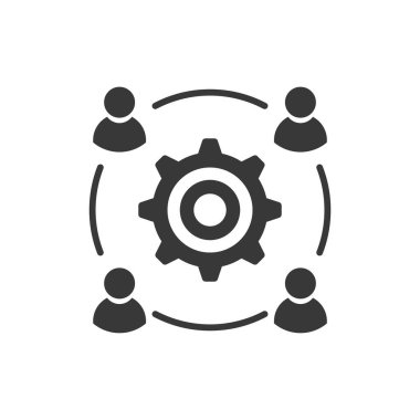 Grup etkileşimi geliştirme ekibi çalışma simgesi