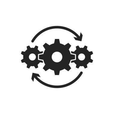 İşlem teçhizatı arka plan simgesi