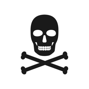 İskelet iskelet kemikleri zararlı bir ikon