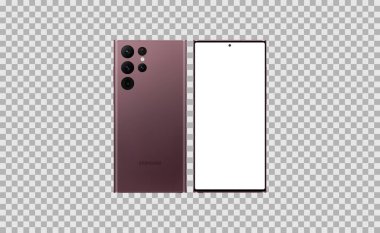 Samsung Galaksisi s22 Saydam arkaplan üzerinde ultra modelleme