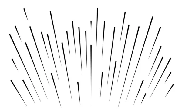 Lignes Vitesse Explosion Souffle Fond — Image vectorielle