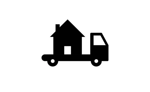 Home Move Services Logo Design Template — Stockvektor