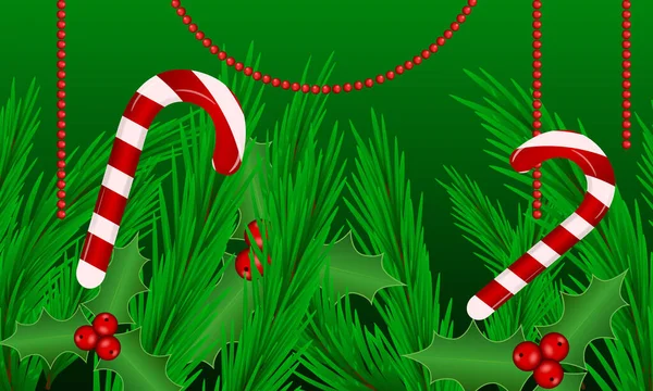 Yeşil Noel arkaplanı. Noel duvar kâğıdı. Noel kartı.