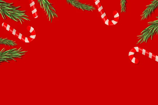 Noel şablonu Köknar ağacı Brahknes ve Noel şekeri. 