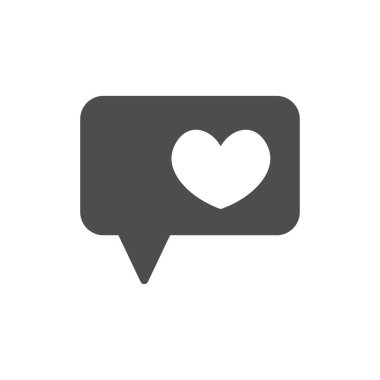 Beyaz arkaplanda izole edilmiş simge, bildirim vektör sembolü gibi