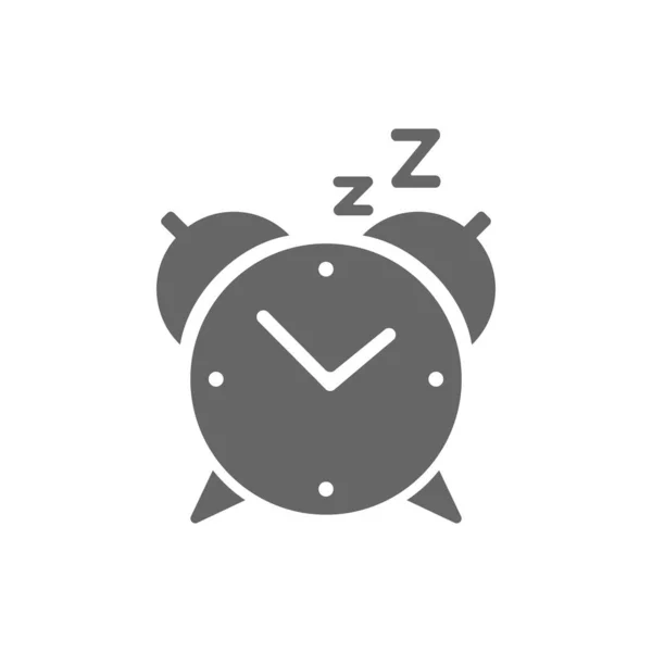 Clock Sleep Icon Alarm Clock Vector — Φωτογραφία Αρχείου