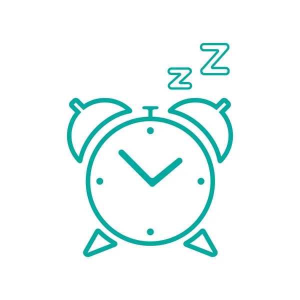 Clock Sleep Icon Alarm Clock Vector — Φωτογραφία Αρχείου