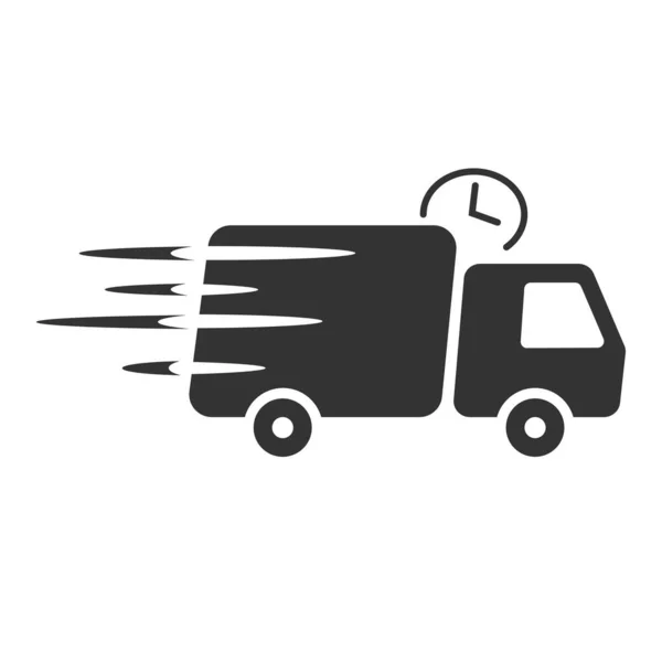 Truck Icon Delivery Car Quick Pickup Vector Image — Stock Photo, Image